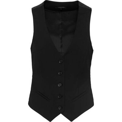 Kariban Schwarze Damenweste - K502, Slim Fit, 38 - Weste Kariban Schwarze Damenweste - K502, Slim Fit, 38 - Weste