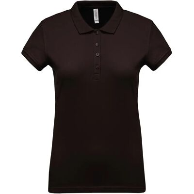 Kariban Braun Polo-Shirt - Kurzarm Piqué für Damen Kariban Braun Polo-Shirt - Kurzarm Piqué für Damen