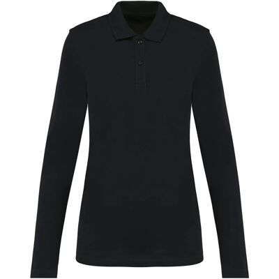 Kariban Supima Black Polo Shirt - Polo shirt Kariban Supima Black Polo Shirt - Polo shirt