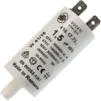 Bosch 57X0663 Condensateur de Moteur - Pièce de Rechange pour Sèche-linge - Publicité Bosch 57X0663 Condensateur de Moteur - Pièce de Rechange pour Sèche-linge - Publicité