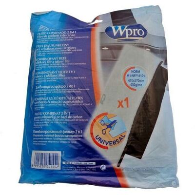 Filtro in Schiuma WPRO Modello 009 per grasso e odore - Cappa Filtro in Schiuma WPRO Modello 009 per grasso e odore - Cappa