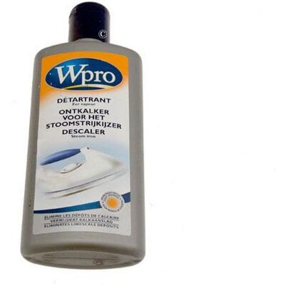 Détartrant pour fer à repasser WPRO - 250ml - Élimine le calcaire & restaure la performance - Publicité Détartrant pour fer à repasser WPRO - 250ml - Élimine le calcaire & restaure la performance - Publicité