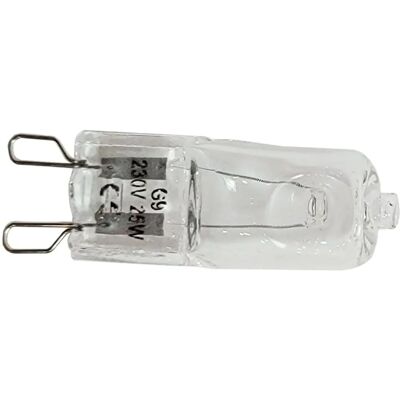 De Dietrich Lampadina alogena G9 25W - Per Forni e Microonde De Dietrich Lampadina alogena G9 25W - Per Forni e Microonde