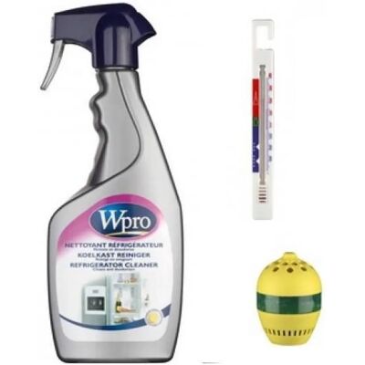 WPRO - Kit hygiène pour réfrigérateur - Accessoires alimentaires WPRO - Kit hygiène pour réfrigérateur - Accessoires alimentaires
