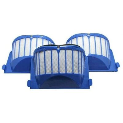 Ensemble de 3 filtres AEROVA pour iRobot Roomba - Accessoires pour aspirateurs robots Ensemble de 3 filtres AEROVA pour iRobot Roomba - Accessoires pour aspirateurs robots