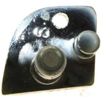 Chiusura porta destra cromata Ariston Hotpoint - Ricambi frigorifero congelatore Chiusura porta destra cromata Ariston Hotpoint - Ricambi frigorifero congelatore