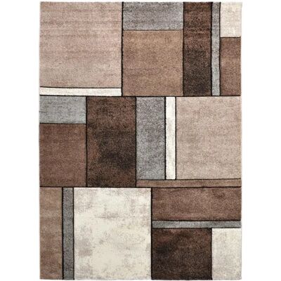 Marque Modèle - Tapis à Motifs Géométriques - Beige - Tapis - Publicité Marque Modèle - Tapis à Motifs Géométriques - Beige - Tapis - Publicité