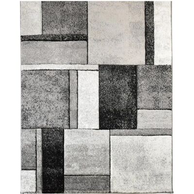 Tapis moderne géométrique Unamourdetapis - Polypropylène 60x110cm - Publicité Tapis moderne géométrique Unamourdetapis - Polypropylène 60x110cm - Publicité
