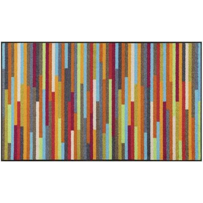 Tapis d'entrée Mikatri Multicolore 60x180 Dezenco - Motif Géométrique - Publicité Tapis d'entrée Mikatri Multicolore 60x180 Dezenco - Motif Géométrique - Publicité