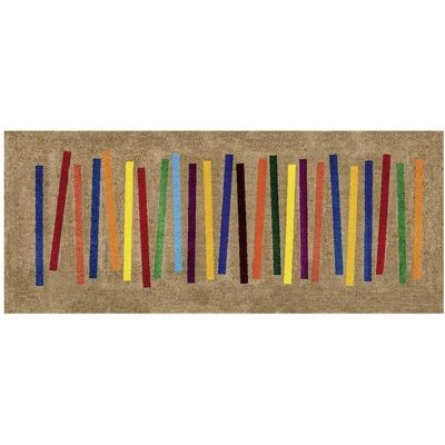 Modèle Dezenco - Paillasson Multicolore Motifs Géométriques - Publicité Modèle Dezenco - Paillasson Multicolore Motifs Géométriques - Publicité