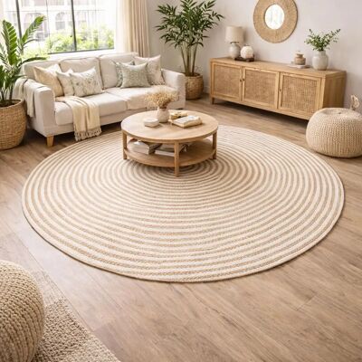 Un Amour De Tapis - SPIRALTRY - Jute - Rond - Tapis - Publicité Un Amour De Tapis - SPIRALTRY - Jute - Rond - Tapis - Publicité