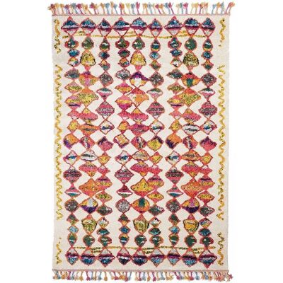 Tapis mk 01 multicolore - style berbère - Publicité Tapis mk 01 multicolore - style berbère - Publicité
