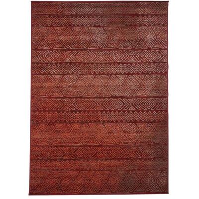 Tapis style berbère Un Amour De Tapis - 120x170cm - Rouge - Publicité Tapis style berbère Un Amour De Tapis - 120x170cm - Rouge - Publicité