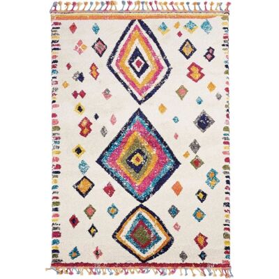 Un amour de Tapis - Alfombra estilo bereber - 120x170cm - Multicolor Un amour de Tapis - Alfombra estilo bereber - 120x170cm - Multicolor