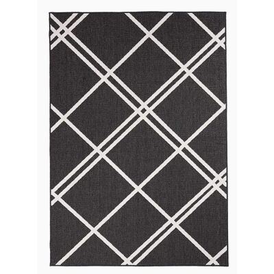 Unamourdetapis - Tapis extérieur réversible 140x200cm - Noir - Publicité Unamourdetapis - Tapis extérieur réversible 140x200cm - Noir - Publicité