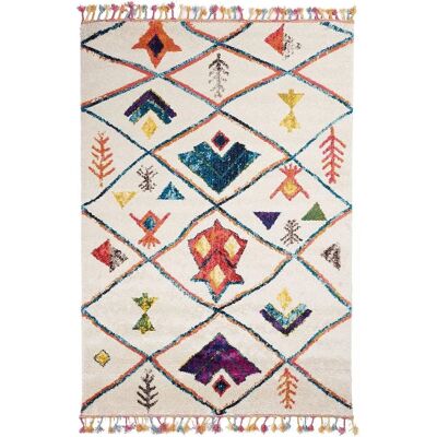 Tapis Berbère Style 160x160cm Polypropylène - Turquie - Publicité Tapis Berbère Style 160x160cm Polypropylène - Turquie - Publicité