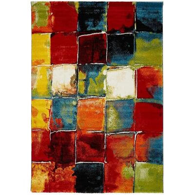 Tapis rectangulaire multicolore UNAMOURDETAPIS 40x60 cm - Publicité Tapis rectangulaire multicolore UNAMOURDETAPIS 40x60 cm - Publicité