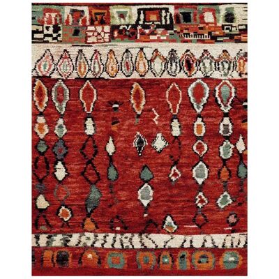 Alfombra estilo bereber Un Amour De Tapis 140x200cm Polipropileno Rojo Alfombra estilo bereber Un Amour De Tapis 140x200cm Polipropileno Rojo