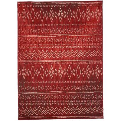 Alfombra Bereber 140x200 - Rojo - Un Amour De Tapis Alfombra Bereber 140x200 - Rojo - Un Amour De Tapis