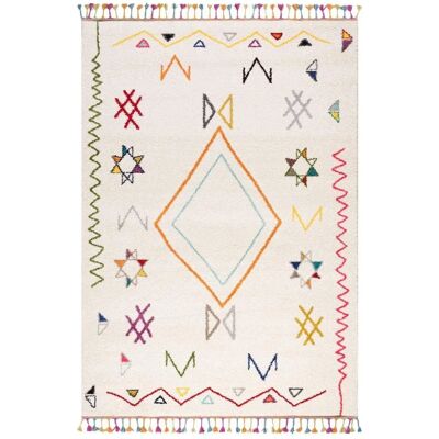 Tapis berbère JADIDA - Beige - 40x60 cm - Publicité Tapis berbère JADIDA - Beige - 40x60 cm - Publicité