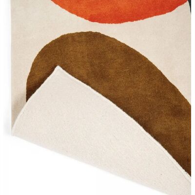 Tapis Rectangulaire en Laine Orla Kiely - Haute Qualité - Convient au Chauffage par le Sol - Publicité Tapis Rectangulaire en Laine Orla Kiely - Haute Qualité - Convient au Chauffage par le Sol - Publicité