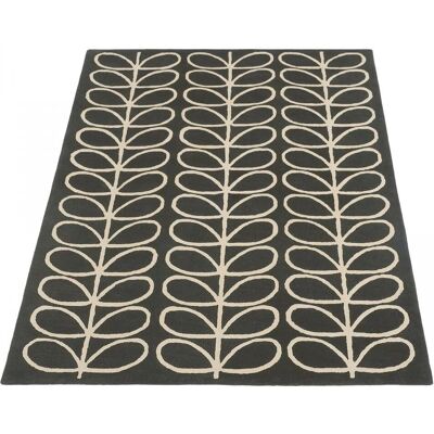 Tapis en laine Orla Kiely - Rectangulaire, 250x350cm - Noir - Publicité Tapis en laine Orla Kiely - Rectangulaire, 250x350cm - Noir - Publicité