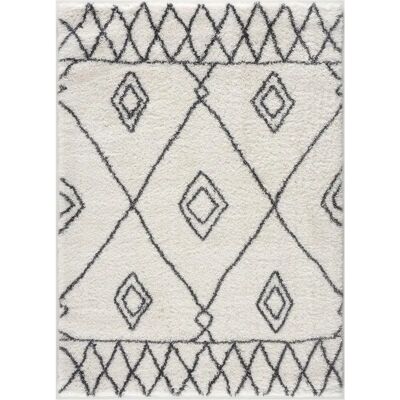 Tapis Style Berbère Jadorel - 200x280cm - Polyester Doux - Rectangulaire - Creme - Publicité Tapis Style Berbère Jadorel - 200x280cm - Polyester Doux - Rectangulaire - Creme - Publicité