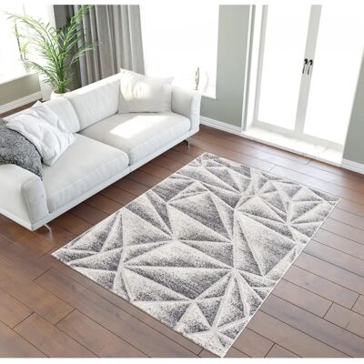 Alfombra Gris Rectangular de UnamourdetaPis - Alfombra Alfombra Gris Rectangular de UnamourdetaPis - Alfombra