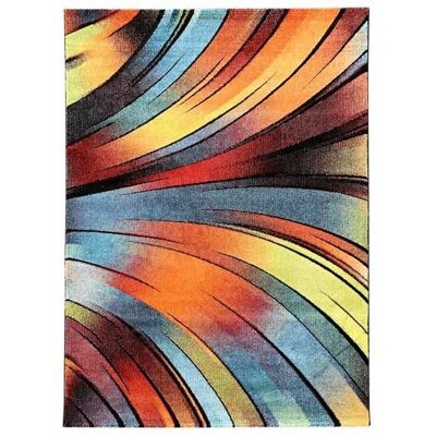 Tapis moderne Bae Deco - Multicolore Carré 100x100 cm - Publicité Tapis moderne Bae Deco - Multicolore Carré 100x100 cm - Publicité