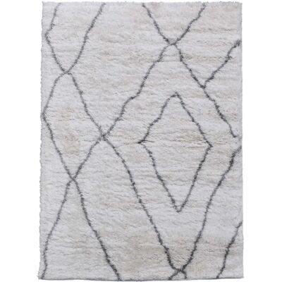 Tapis Beige à Poils Longs - Rectangulaire - Publicité Tapis Beige à Poils Longs - Rectangulaire - Publicité