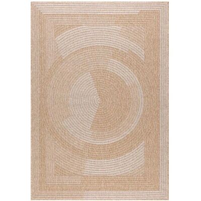 Tapis extérieur rond beige Jadorel - JUTE ART 7 - Publicité Tapis extérieur rond beige Jadorel - JUTE ART 7 - Publicité