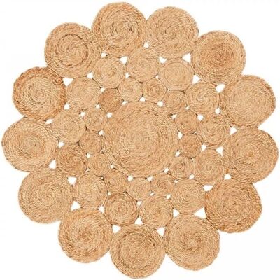 Tapis rond IMPALO Jutewood - Décoration naturelle beige - Publicité Tapis rond IMPALO Jutewood - Décoration naturelle beige - Publicité