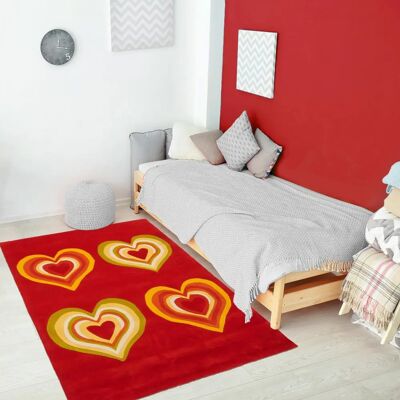 Tapis Moderne Multicolore 120x180 cm - Adapté au chauffage par le sol - Publicité Tapis Moderne Multicolore 120x180 cm - Adapté au chauffage par le sol - Publicité