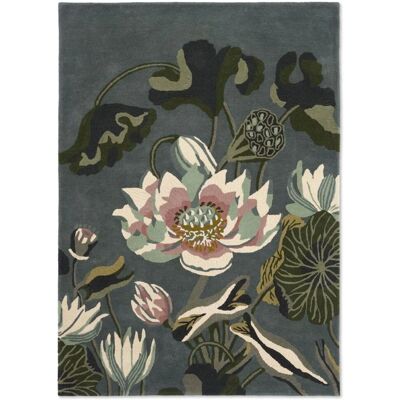 Tapis en laine Waterlily de Wedgwood - Rectangulaire, Fait à la main, Convient au chauffage par le sol - Publicité Tapis en laine Waterlily de Wedgwood - Rectangulaire, Fait à la main, Convient au chauffage par le sol - Publicité