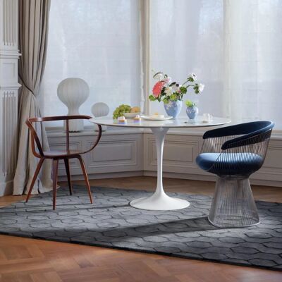 Tapis en laine Wedgwood - Motif faux uni - 120x180cm - Publicité Tapis en laine Wedgwood - Motif faux uni - 120x180cm - Publicité