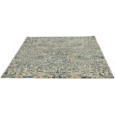 Tapis en Laine Morris & Co Strawberry Thief - Motif floral, 200x280 cm - Publicité Tapis en Laine Morris & Co Strawberry Thief - Motif floral, 200x280 cm - Publicité