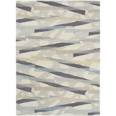 Tapis en laine Harlequin - 250x350 cm - Motif géométrique - Compatible avec chauffage par le sol - Rectangulaire - Fait main - Publicité Tapis en laine Harlequin - 250x350 cm - Motif géométrique - Compatible avec chauffage par le sol - Rectangulaire - Fait main - Publicité
