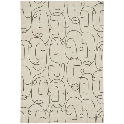 Tapis Beige Epsilon de Scion - Fait main, 120x180 cm, Intérieur - Publicité Tapis Beige Epsilon de Scion - Fait main, 120x180 cm, Intérieur - Publicité