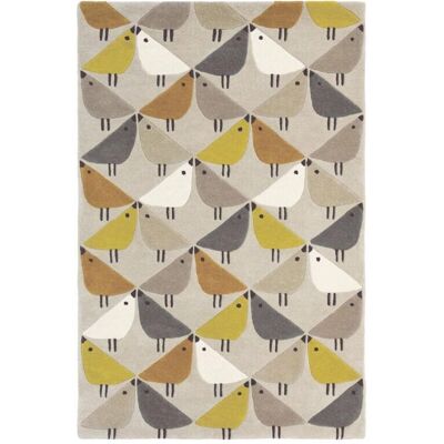 Tapis en laine fait main Scion LINTU Gris et Jaune - Tapis - Publicité Tapis en laine fait main Scion LINTU Gris et Jaune - Tapis - Publicité