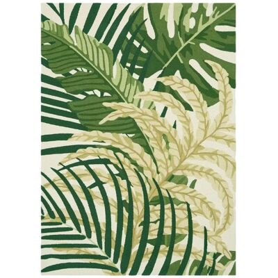 Tapis Kilim Extérieur Sanderson - Vert et Beige - Rectangulaire - 140x200cm - Publicité Tapis Kilim Extérieur Sanderson - Vert et Beige - Rectangulaire - 140x200cm - Publicité