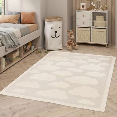 Tapis enfant Riviera 3 Crudo 80x150 UNAMOURDETAPIS - Publicité Tapis enfant Riviera 3 Crudo 80x150 UNAMOURDETAPIS - Publicité