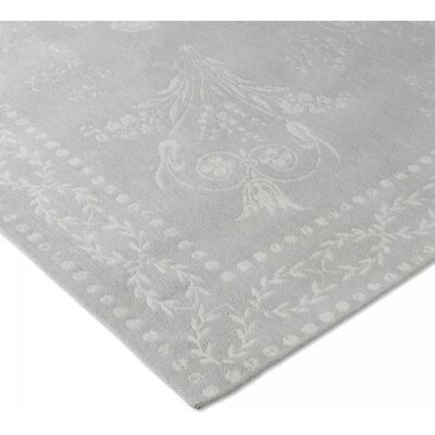 Tapis Josette Gris de Laura Ashley - Rectangulaire, Fait main, Hypoallergénique - Publicité Tapis Josette Gris de Laura Ashley - Rectangulaire, Fait main, Hypoallergénique - Publicité