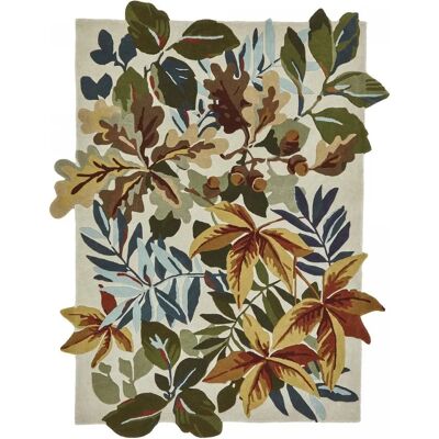 Tapis en Laine Fait Main Sanderson - Motif Floral - Rectangulaire - 200x280cm - Type de Tapis - Publicité Tapis en Laine Fait Main Sanderson - Motif Floral - Rectangulaire - 200x280cm - Type de Tapis - Publicité