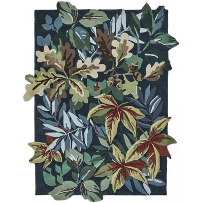 Tapis en laine Robins Wood Verde Fait Main - Rectangulaire - Publicité Tapis en laine Robins Wood Verde Fait Main - Rectangulaire - Publicité