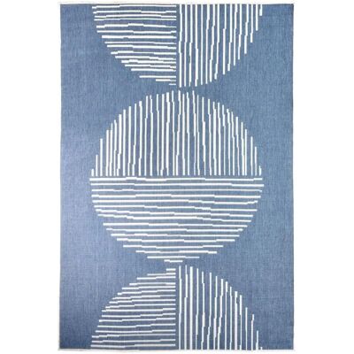 Alfombra reversible azul Outdoor/Indoor 200x290cm de Un Amour de Tapis Alfombra reversible azul Outdoor/Indoor 200x290cm de Un Amour de Tapis