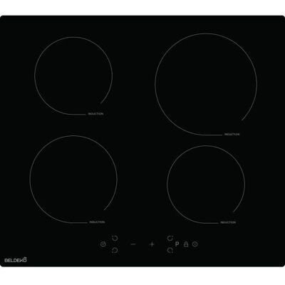 BELDEKO TI4V-107 - 4 zones - induction - 4 boosters - Induction cooktop - Publicité BELDEKO TI4V-107 - 4 zones - induction - 4 boosters - Induction cooktop - Publicité