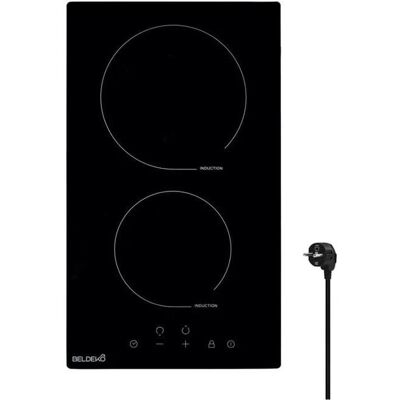 BELDEKO Plaque induction double - 3600W - Noir - Publicité BELDEKO Plaque induction double - 3600W - Noir - Publicité
