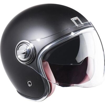 Casque moto Nox Premium Jet Heritage - Design vintage - Publicité Casque moto Nox Premium Jet Heritage - Design vintage - Publicité