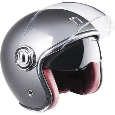 Casque moto Nox Premium - Heritage, Gris, S - Publicité Casque moto Nox Premium - Heritage, Gris, S - Publicité