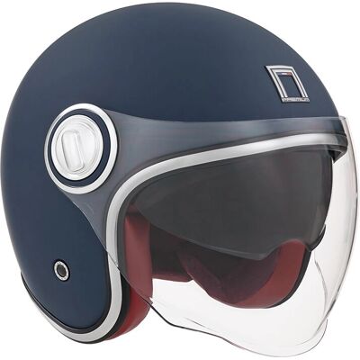 Nox Heritage Motorradhelm - Blau - Jet-Helm, UV-beständiges Visier Nox Heritage Motorradhelm - Blau - Jet-Helm, UV-beständiges Visier